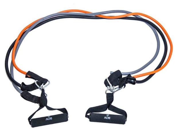 Kit Extensor Multifuncional 3 Níveis de Resistênci - Acte Sports Menor preço em Kit Extensor Multifuncional 3 Níveis de Resistênci - Acte Sports
