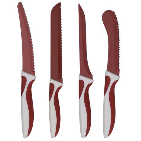 Kit Facas Inox Base Cerâmica Com 4 Peças - CookDream - Cook dream Menor preço em Kit Facas Inox Base Cerâmica Com 4 Peças - CookDream - Cook dream