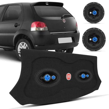 Kit Fácil Bomber Alto Falante 6 + 6x9 240W RMS + Tampão Porta-malas Fiat Palio G4 08 a 11 Grafite - Prime Menor preço em Kit Fácil Bomber Alto Falante 6 + 6x9 240W RMS + Tampão Porta-malas Fiat Palio G4 08 a 11 Grafite - Prime