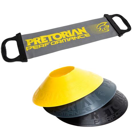 Kit Faixa Elástica Tensão Leve Pretorian + 12 Half Cones Chapéu Chinês Pretorian Menor preço em Kit Faixa Elástica Tensão Leve Pretorian + 12 Half Cones Chapéu Chinês Pretorian
