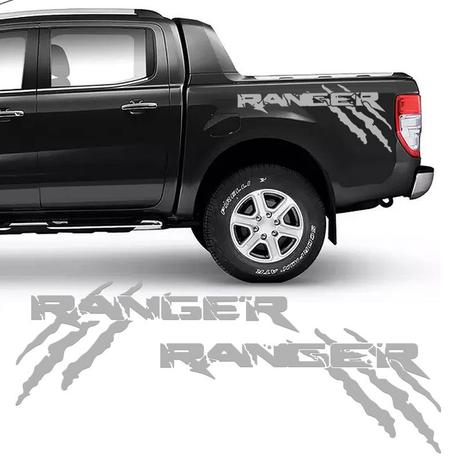 Kit Faixa Ford Ranger Garras 13/19 Adesivo Lateral Prata - Sportinox Menor preço em Kit Faixa Ford Ranger Garras 13/19 Adesivo Lateral Prata - Sportinox