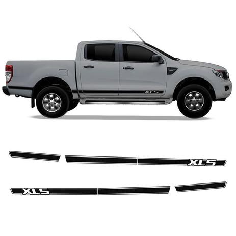 Kit Faixa Ford Ranger Xls Adesivo Lateral Preta Acessório - Sportinox Menor preço em Kit Faixa Ford Ranger Xls Adesivo Lateral Preta Acessório - Sportinox