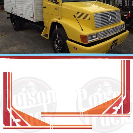 Kit Faixa Lateral Porta Caminhao Mercedes Benz MB 1214 1418 1618 2318 92 93 94 95 Adesivo Vermelho - Decalline Menor preço em Kit Faixa Lateral Porta Caminhao Mercedes Benz MB 1214 1418 1618 2318 92 93 94 95 Adesivo Vermelho - Decalline