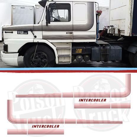Kit Faixa Lateral Porta Caminhao Scania T 112 T 113 Vermelho Adesivo - Decal Line Menor preço em Kit Faixa Lateral Porta Caminhao Scania T 112 T 113 Vermelho Adesivo - Decal Line