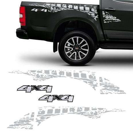 Kit Faixa Lateral Prata S10 2013/2019 + Adesivo 4x4 - Sportinox Menor preço em Kit Faixa Lateral Prata S10 2013/2019 + Adesivo 4x4 - Sportinox