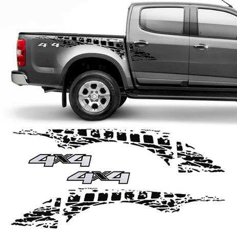 Kit Faixa Lateral Preto S10 2013/2019 + Adesivo 4x4 - Sportinox Menor preço em Kit Faixa Lateral Preto S10 2013/2019 + Adesivo 4x4 - Sportinox