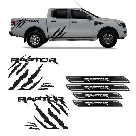 Kit Faixa Preto Ranger Raptor + Soleira Da Porta 2013/2019 - Sportinox Menor preço em Kit Faixa Preto Ranger Raptor + Soleira Da Porta 2013/2019 - Sportinox