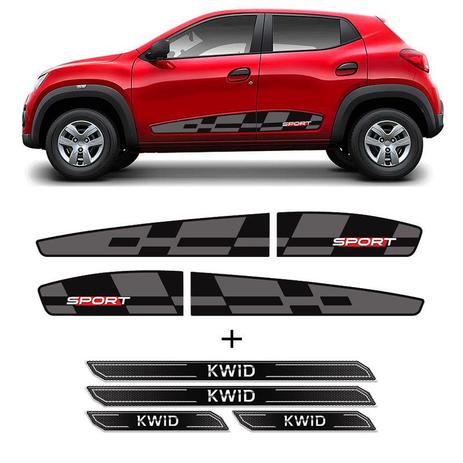 Kit Faixa Sport Lateral Kwid 2018/2019 + Soleira Protetora - Sportinox é boa?