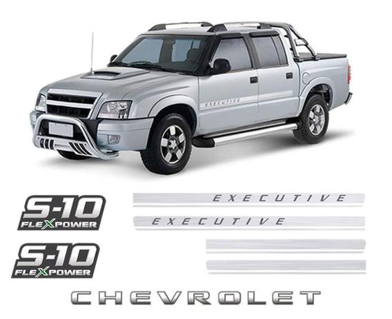 Kit Faixas S10 Executive Chevrolet Flex Power Verde - Sportinox Menor preço em Kit Faixas S10 Executive Chevrolet Flex Power Verde - Sportinox