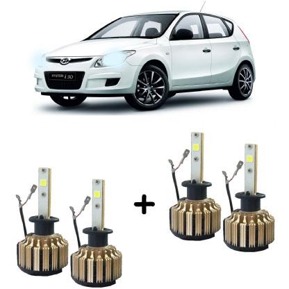 Kit Faróis Super Led 6000K - Honda I30 e I30CW 2009/2013 Farol Duplo - D-max Menor preço em Kit Faróis Super Led 6000K - Honda I30 e I30CW 2009/2013 Farol Duplo - D-max