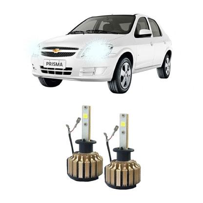 Kit Faróis Super Led 6000K - Prisma 2006/2012 - D-max Menor preço em Kit Faróis Super Led 6000K - Prisma 2006/2012 - D-max