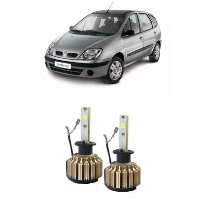 Kit Faróis Super Led 6000K - Scenic .../2001 Farol Simples - D-max Menor preço em Kit Faróis Super Led 6000K - Scenic .../2001 Farol Simples - D-max