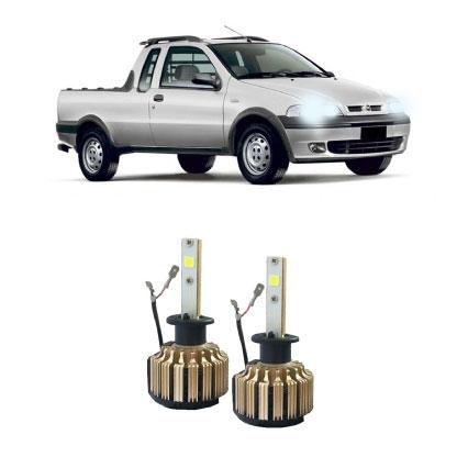 Kit Faróis Super Led 6000K - Strada 1996/1998 Farol Simples - D-max Menor preço em Kit Faróis Super Led 6000K - Strada 1996/1998 Farol Simples - D-max