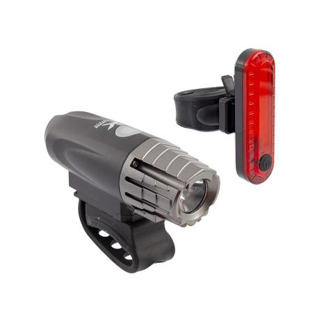 Kit farol 350 Lumens e Sinalizador Vermelho 10 Lumens - Xplore Menor preço em Kit farol 350 Lumens e Sinalizador Vermelho 10 Lumens - Xplore