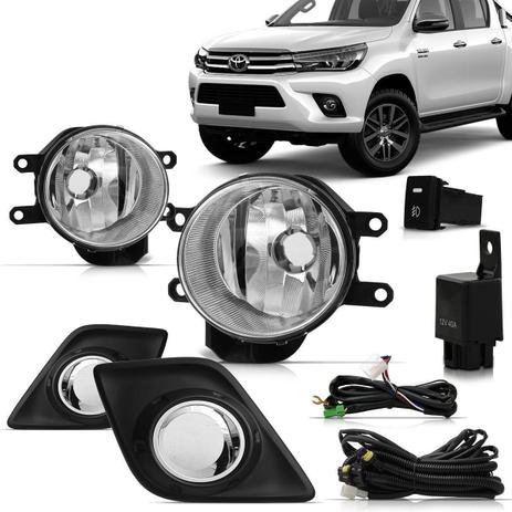 Kit Farol Auxiliar Milha Hilux 2016 2017 2018 - Ty Menor preço em Kit Farol Auxiliar Milha Hilux 2016 2017 2018 - Ty