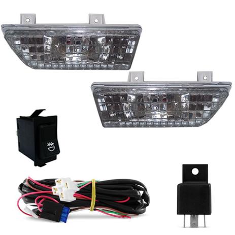 kit farol auxiliar milha neblina gol g1 87-95 raiado botao original - Volkswagen Menor preço em kit farol auxiliar milha neblina gol g1 87-95 raiado botao original - Volkswagen