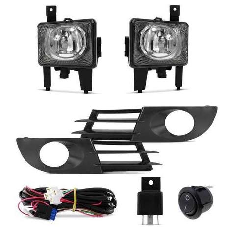 Kit Farol auxiliar Milha Neblina Vectra 2006 2007 2008 - Cabeça car Menor preço em Kit Farol auxiliar Milha Neblina Vectra 2006 2007 2008 - Cabeça car