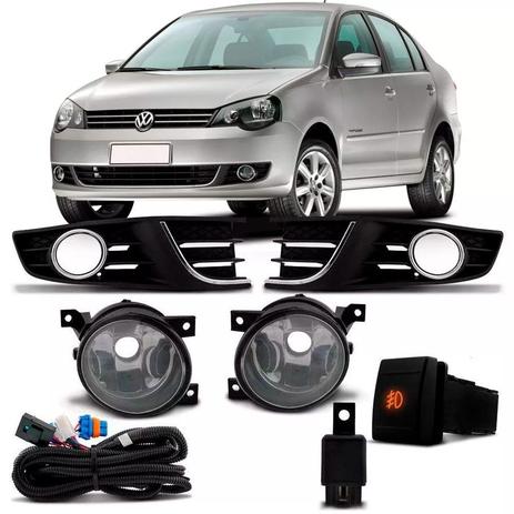 Kit Farol Auxiliar Polo 2012 2013 2014 2015 Grade Friso Cromado - Maxx light é boa?