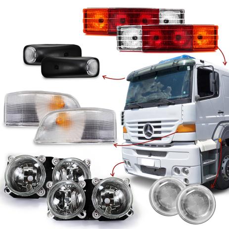 Kit Farol Caminhao Mercedes Mb Cara Chata 1938s 1944s 2003 A 2008 Lanterna Pisca Cristal 10 Peças - Varius Menor preço em Kit Farol Caminhao Mercedes Mb Cara Chata 1938s 1944s 2003 A 2008 Lanterna Pisca Cristal 10 Peças - Varius