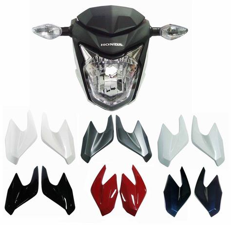 Kit Farol Cb250 F Twister 15/18 Carenagem Aba Painel Bananinha Suporte Piscas Cores - Serjão parts Menor preço em Kit Farol Cb250 F Twister 15/18 Carenagem Aba Painel Bananinha Suporte Piscas Cores - Serjão parts