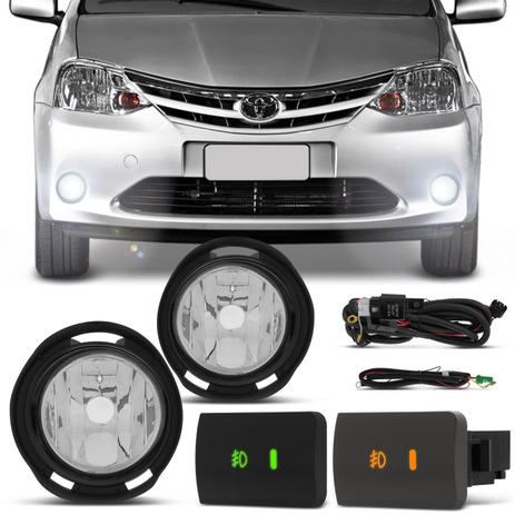 Kit Farol de Milha Etios Hatch Sedan 2012 2013 2014 2015 2016 Botão Cinza e Preto - Prime Menor preço em Kit Farol de Milha Etios Hatch Sedan 2012 2013 2014 2015 2016 Botão Cinza e Preto - Prime