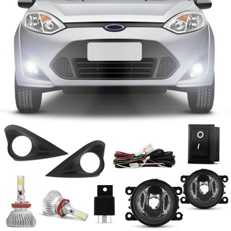 Kit Farol de Milha Fiesta 2010 a 214 com Grade Moldura Milha + Kit Super LED 3D Headligh H11 6000k - Prime Menor preço em Kit Farol de Milha Fiesta 2010 a 214 com Grade Moldura Milha + Kit Super LED 3D Headligh H11 6000k - Prime