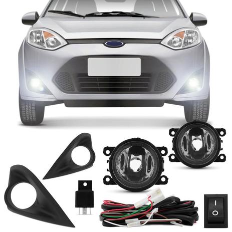 Kit Farol de Milha Fiesta Hatch Sedan 11 12 13 14 Auxiliar Neblina + Grade Moldura Milha Preta - Prime é ruim? Kit Farol de Milha Fiesta Hatch Sedan 11 12 13 14 Auxiliar Neblina + Grade Moldura Milha Preta - Prime é boa?