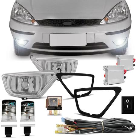 Kit Farol de Milha Focus 2004 a 2007 Auxiliar Neblina com Par Xênon H11 4300K e Reator Anti Flicker - Prime é boa?