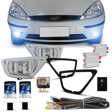 Kit Farol de Milha Focus 2004 a 2007 Auxiliar Neblina com Par Xênon H11 8000K e Reator Anti Flicker - Prime Menor preço em Kit Farol de Milha Focus 2004 a 2007 Auxiliar Neblina com Par Xênon H11 8000K e Reator Anti Flicker - Prime
