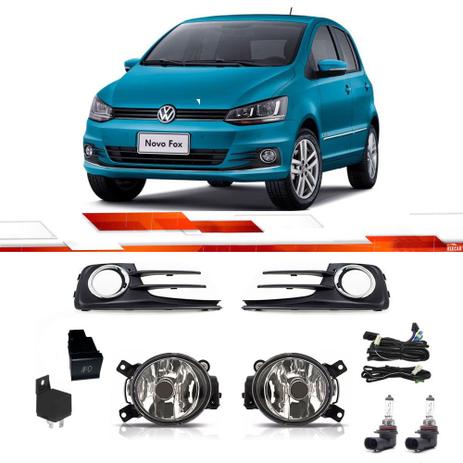 Kit farol de milha fox 2015 em diante moldura preto com friso e aro cromado interruptor mod - Zeene Menor preço em Kit farol de milha fox 2015 em diante moldura preto com friso e aro cromado interruptor mod - Zeene