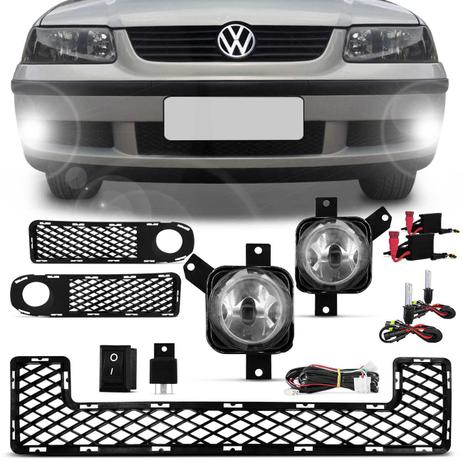 Kit Farol de Milha Gol G3 Fase 1 00 01 02 + Grade Para-Choque Central + Kit Xênon 8000K - Prime Menor preço em Kit Farol de Milha Gol G3 Fase 1 00 01 02 + Grade Para-Choque Central + Kit Xênon 8000K - Prime
