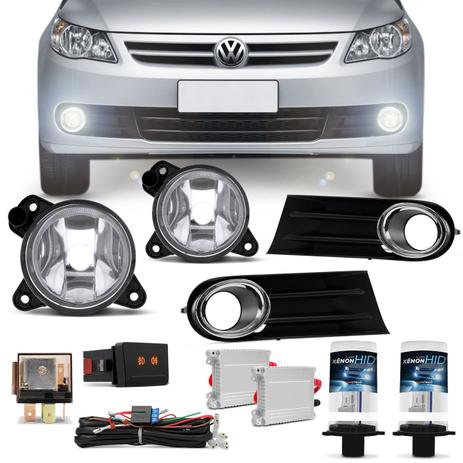 Kit Farol de Milha Gol Voyage G5 09 a 12 Saveiro G5 10 a 13 Hella + Kit Xênon 6000K + Lâmpada Osram - Prime Menor preço em Kit Farol de Milha Gol Voyage G5 09 a 12 Saveiro G5 10 a 13 Hella + Kit Xênon 6000K + Lâmpada Osram - Prime