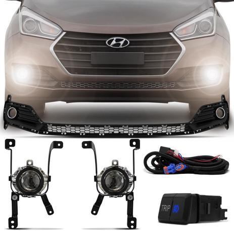 Kit Farol de Milha HB20 HB20S 2016 2017 2018 2019 Auxiliar Botão Modelo Original TRIP + Grade - Prime é boa?