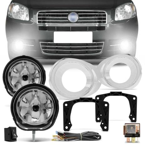 Kit Farol de Milha Palio G4 2010 2011 2012 Moldura Cromada Auxiliar Neblina - Kit Prime Menor preço em Kit Farol de Milha Palio G4 2010 2011 2012 Moldura Cromada Auxiliar Neblina - Kit Prime