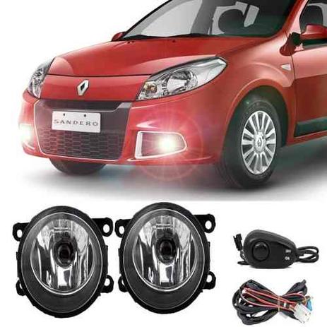 Kit Farol De Milha Renault Sandero Logan 2012 2013 - Tiger Menor preço em Kit Farol De Milha Renault Sandero Logan 2012 2013 - Tiger