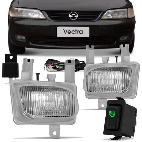 Kit Farol De Milha Vectra 1996 1997 1998 1999 Auxiliar Neblina - Prime Menor preço em Kit Farol De Milha Vectra 1996 1997 1998 1999 Auxiliar Neblina - Prime