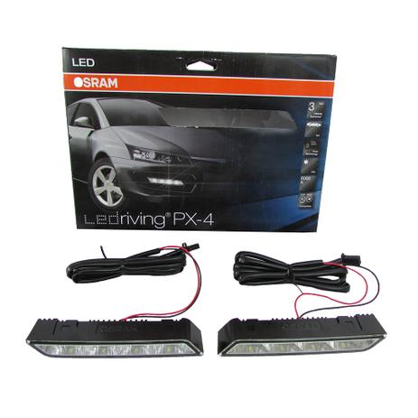 Kit Farol DRL Ledriving PX4 401 12V - Osram Menor preço em Kit Farol DRL Ledriving PX4 401 12V - Osram