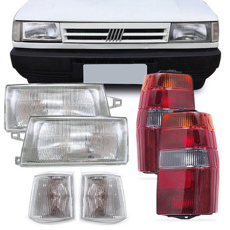 Kit Farol Fiorino Elba 1991 1992 1993 1994 1995 1996 Pisca Cristal e Lanterna Tricolor 06 Peças - Varius Menor preço em Kit Farol Fiorino Elba 1991 1992 1993 1994 1995 1996 Pisca Cristal e Lanterna Tricolor 06 Peças - Varius