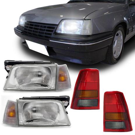 Kit Farol Kadett 89 90 91 92 93 94 95 96 97 98 Pisca Cristal e Lanterna Traseira Fume 06 Peças - Varius Menor preço em Kit Farol Kadett 89 90 91 92 93 94 95 96 97 98 Pisca Cristal e Lanterna Traseira Fume 06 Peças - Varius
