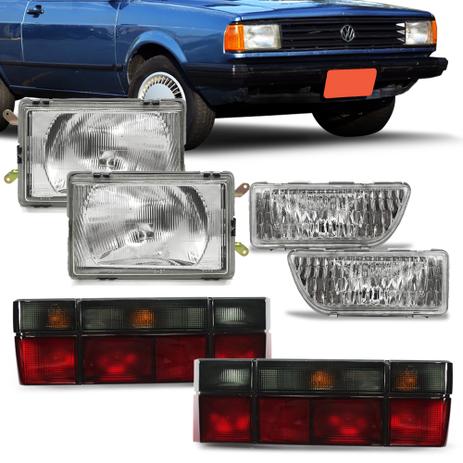 Kit Farol Menor Gol 1987 1988 1989 1990 com Farol Milha e Lanterna Fume Original Arteb 06 Peças Menor preço em Kit Farol Menor Gol 1987 1988 1989 1990 com Farol Milha e Lanterna Fume Original Arteb 06 Peças