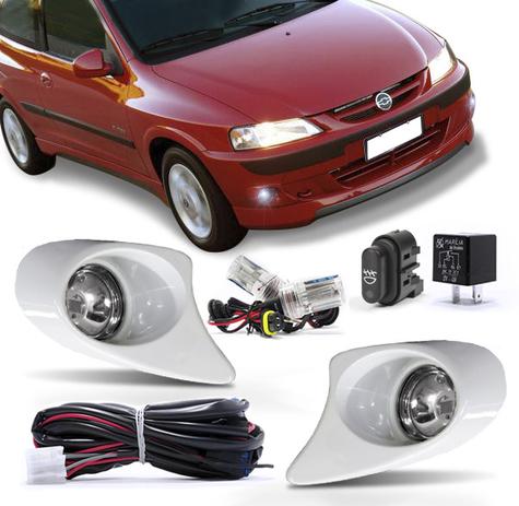 Kit Farol Milha Celta 99 00 01 02 03 04 05 06 Moldura Branca Mahler + Kit Xenon 8000K Auxiliar - Fortluz Menor preço em Kit Farol Milha Celta 99 00 01 02 03 04 05 06 Moldura Branca Mahler + Kit Xenon 8000K Auxiliar - Fortluz