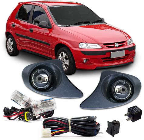 Kit Farol Milha Celta 99 00 01 02 03 04 05 06 Universal + Kit Xenon 6000K Auxiliar - Fortluz Menor preço em Kit Farol Milha Celta 99 00 01 02 03 04 05 06 Universal + Kit Xenon 6000K Auxiliar - Fortluz