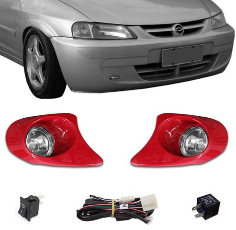 Kit Farol Milha Celta 99 2000 2001 2002 2003 2004 2005 2006 Moldura Vermelha - Fortluz é boa?