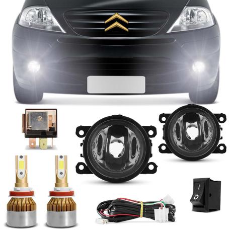 Kit Farol Milha Citroen C3 2009 a 2012 com Par de Lâmpadas Ultra LED Full H11 6000K 8000LM - Prime Menor preço em Kit Farol Milha Citroen C3 2009 a 2012 com Par de Lâmpadas Ultra LED Full H11 6000K 8000LM - Prime