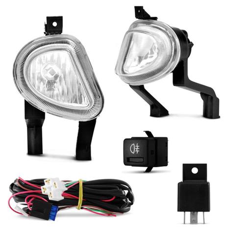 Kit Farol Milha Corsa Pick Up Wagon Sedan 00 01 02 botao mod. original - Cabeça car é boa?