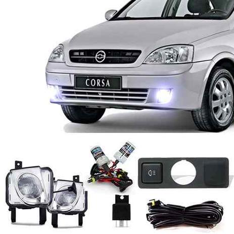 Kit Farol Milha Corsa Sedan Montana Botão Original + Xenon - Tiger Menor preço em Kit Farol Milha Corsa Sedan Montana Botão Original + Xenon - Tiger