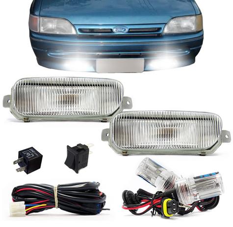 Kit Farol Milha Escort Verona Europeu 1993 1994 1995 1996 + Kit Xenon 8000K Auxiliar - Orgus Menor preço em Kit Farol Milha Escort Verona Europeu 1993 1994 1995 1996 + Kit Xenon 8000K Auxiliar - Orgus