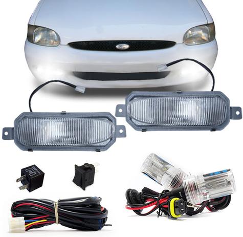 Kit Farol Milha Escort Zetec SW 1997 1998 1999 2000 2001 2002 + Kit Xenon 8000K Auxiliar - Orgus Menor preço em Kit Farol Milha Escort Zetec SW 1997 1998 1999 2000 2001 2002 + Kit Xenon 8000K Auxiliar - Orgus