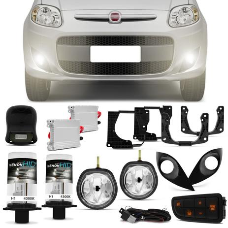 Kit Farol Milha FIAT Palio G5 2012 a 2017 com Auxiliar Neblina e Par Xênon H1 4300K com Reator - Prime é boa?