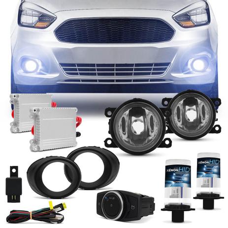Kit Farol Milha Ford Ka 15 a 17 Auxiliar Neblina com Par Xênon H11 8000K Reator Anti Flicker - Kit Prime Menor preço em Kit Farol Milha Ford Ka 15 a 17 Auxiliar Neblina com Par Xênon H11 8000K Reator Anti Flicker - Kit Prime